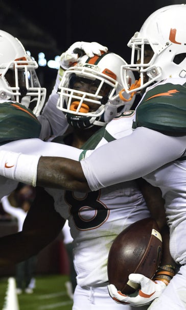 Duke Johnson runs wild as Hurricanes rout Hokies